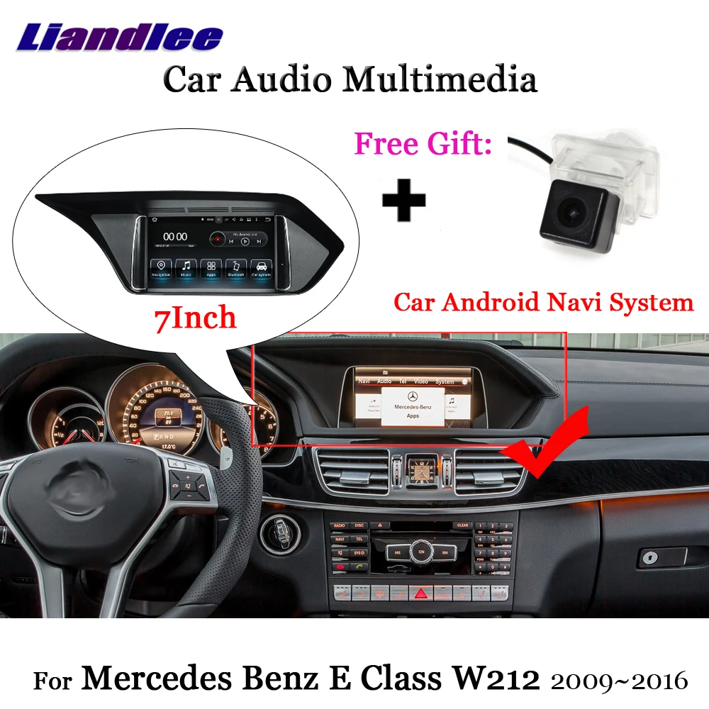 Sale Liandlee Car Android 7.1 For Mercedes Benz E Class W212 S212 2009~2016 Radio Carplay Camer TV GPS Navi Map Navigation Multimedia 12