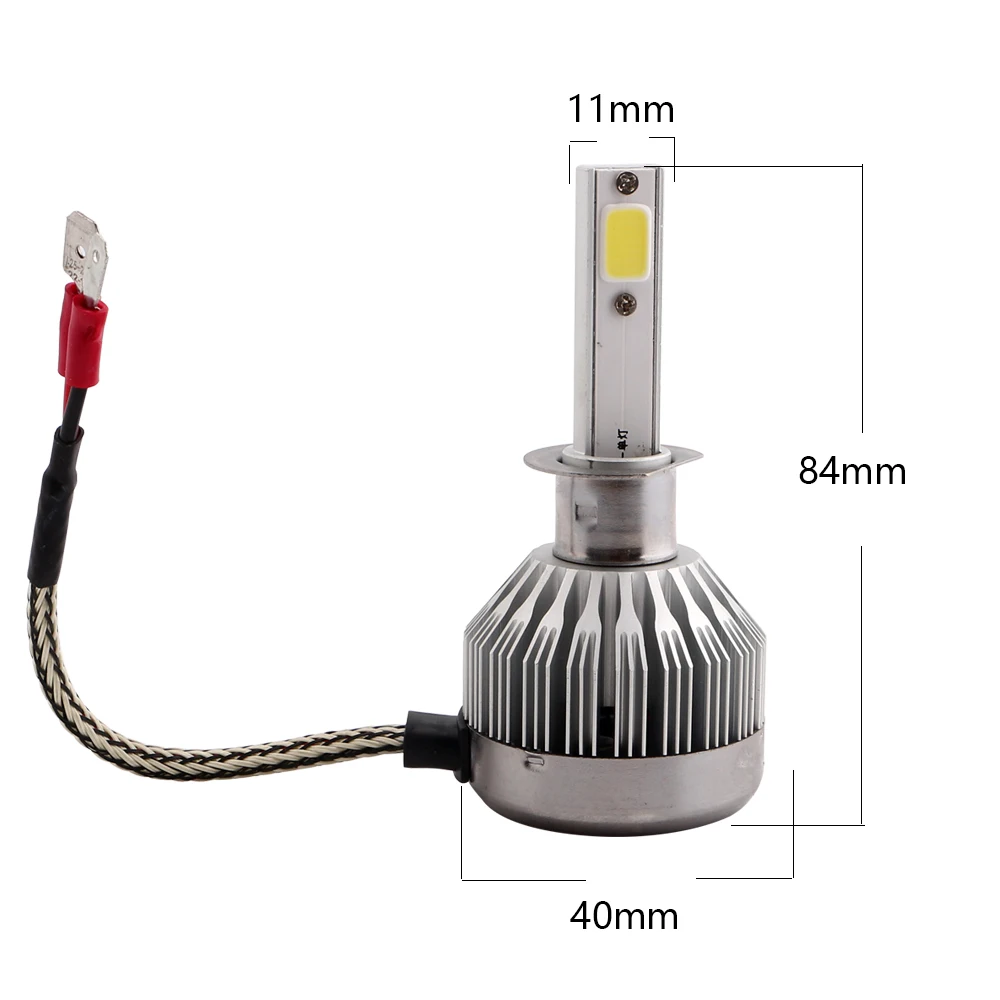 

4-10pcs H1 Base COB 15W Led Auto Led Bulb Front Fog Light Off Road Driving Lamp 360 Degree Lamp Headlight 9-36V Free Shipping