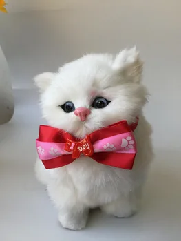 

50pcs/Lot Big sale girl Pet Dog puppy Cat red Paw print Bow Ties Neckties Bowknot Valentine Lover Grooming Products LY2815