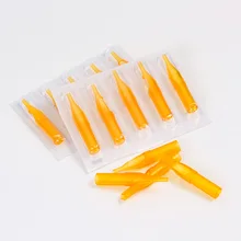 50 шт MT одноразовые татуировки Советы трубка пластиковый стерильный сопла татуировки питания