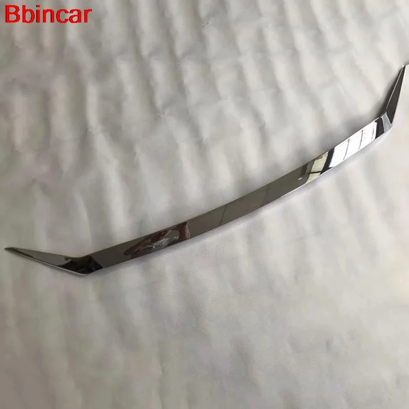 

Bbincar For Mazda CX9 CX-9 2016-2019 Front Head Grille Engine Hood Sticker Frame Cover Decoration Trim Exterior Accessories ABS
