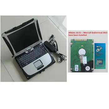 

Best Quality CF-19 I5 4GB Laptop Auto Repair Alldata Software V10.53+Mit-chell on-demand 5 in 1TB HDD Free Shipping