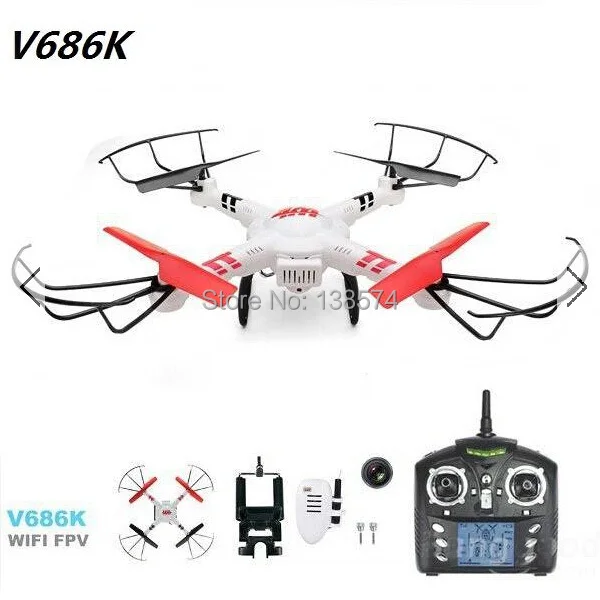

Wltoys V686K WIFI FPV Headless Mode RC Quadcopter Drone with Camera