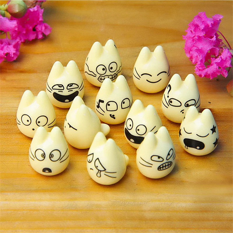 

12pcs/lot Super Cute My Neighbor Totoro Model Figure Toys Safety Resin Totoro Anime Figures Studio Ghibli Mini Model kids Gifts