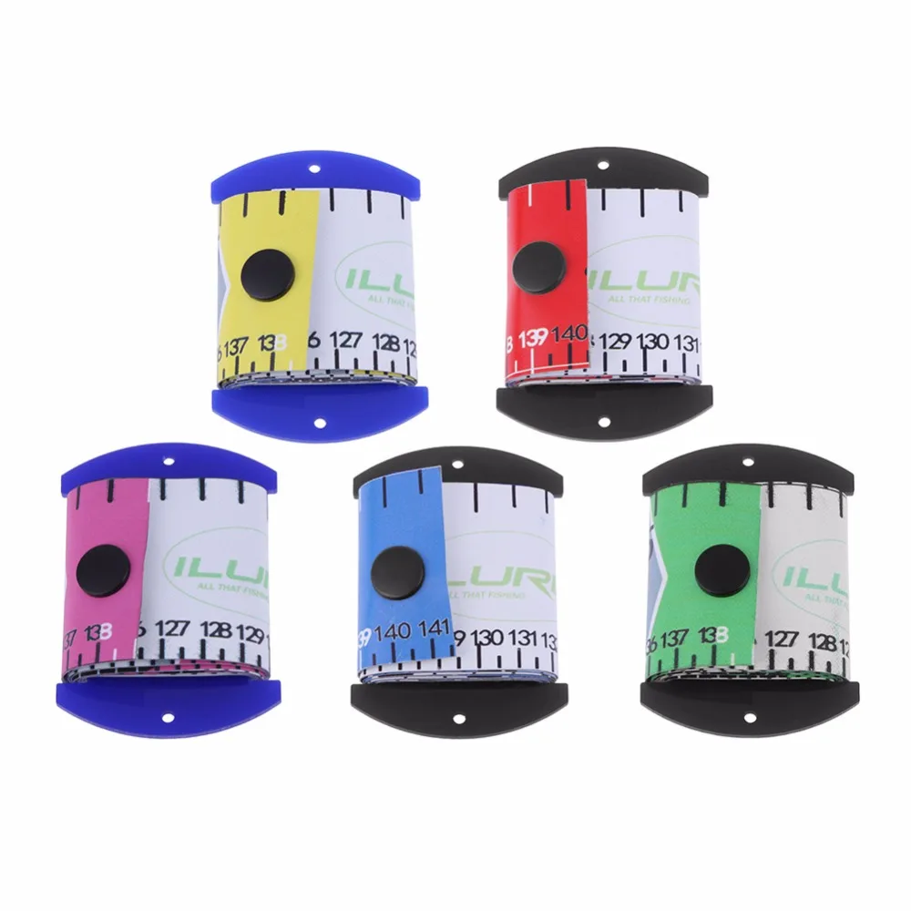 5 Colors Portable Scale Fish Ruler Waterproof Measuring Ruler For