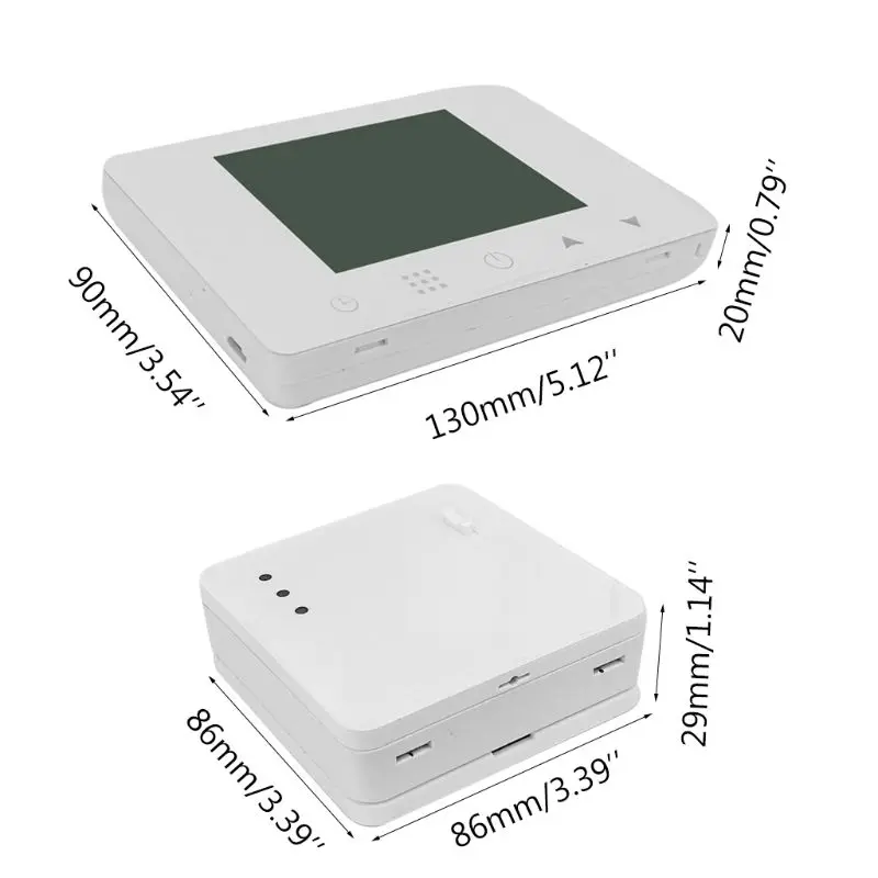 WiFi& RF беспроводной комнатный термостат настенный газовый котел Отопление дистанционная регулировка температуры контроллер для Alexa& Google home