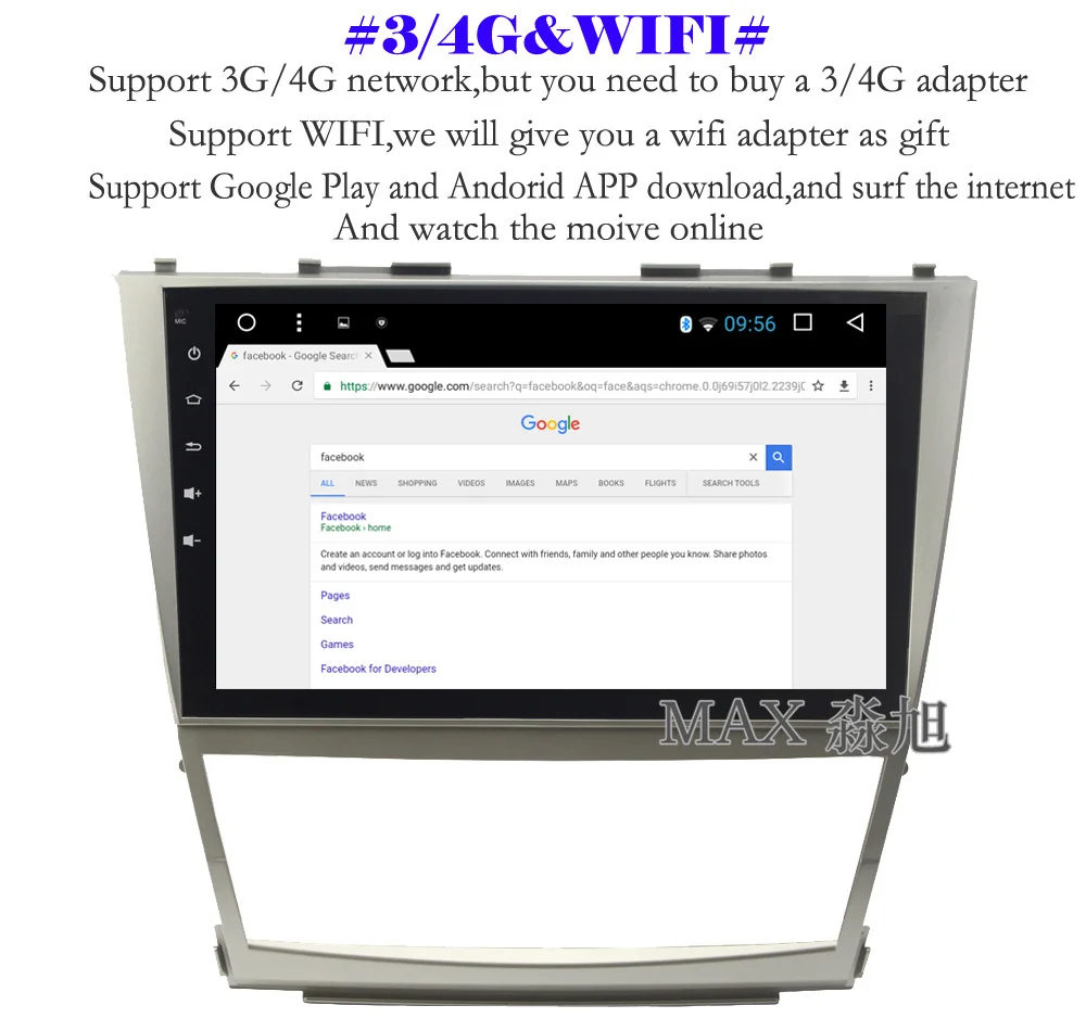 Best MAX GPS Navigation System Android 8.1 2G 32G Car DVD Player for Toyota Camry 2006 2007 2008 2009 2010 2011 Car Radio BT 4G WiFi 7