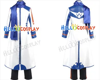 

H008 Kaito cosplay costume from Vocaloid 2 cotton+polyster material