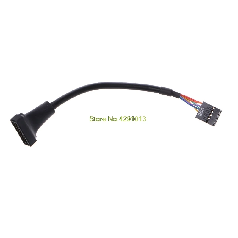 9 контактный разъем USB 2 0 с разъемом папа на 3 20 для материнской платы адаптер
