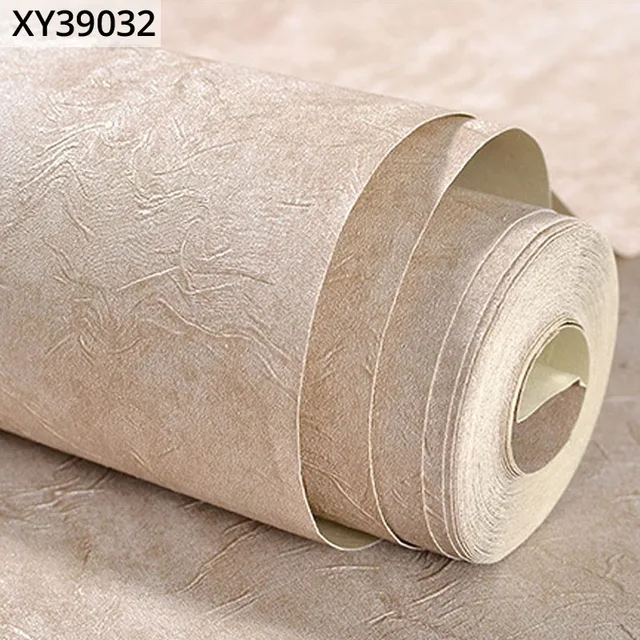 Modern Style Simple Plain Embossed 3D Wallpaper Solid Pure Color
