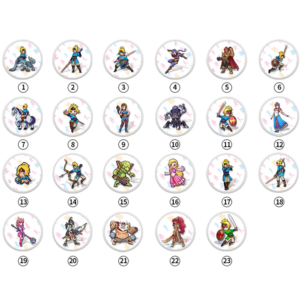 NTAG215 Zelda NFC Card 20 Heart Wolf Revali Mipha Daruk Urbosa для игры Amiibo Legend Breathing of the Wild NS Switch 23