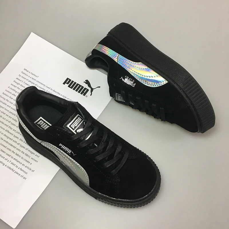 

New arrive Puma by Rihanna Suede Creepers women's and men shoes Breathable Badminton Shoes Sneakers size35.5-39
