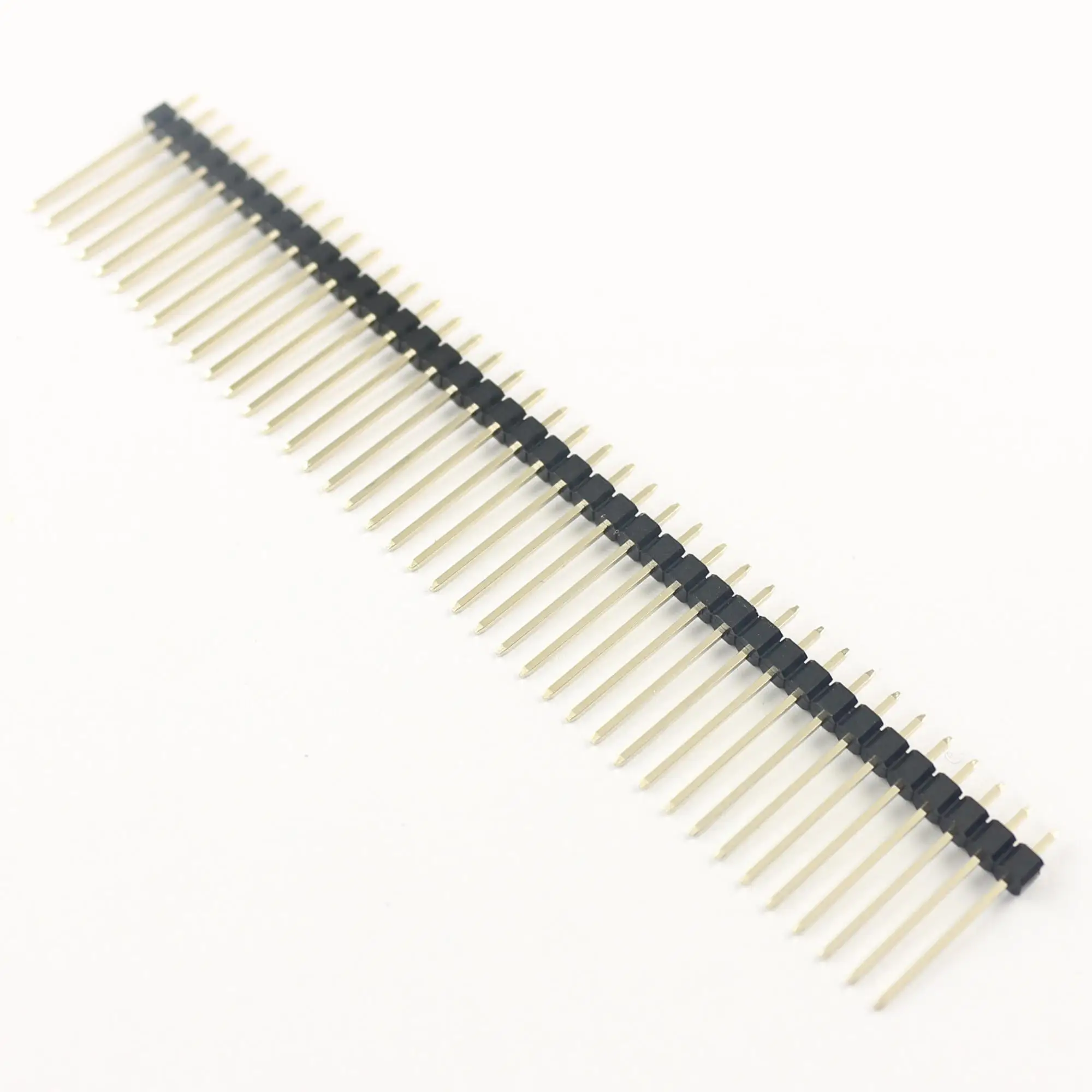 20PCS 2.54mm 40 Pin Male Single Row Pin Header Strip NEW
