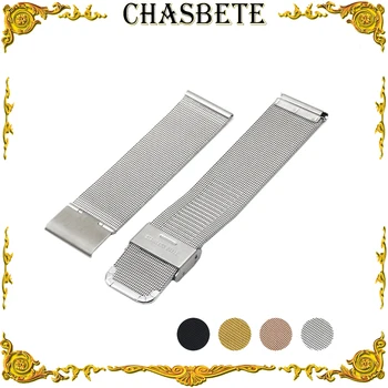 

18mm Milanese Stainless Steel Watch Band for Withings Activite / Steel / Pop Men Women Metal Strap Wrist Loop Belt Bracelet