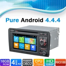 Auto Radio Autoradio coche reproductor de DVD GPS del coche del sistema de medios de comunicación de Audio estéreo reproductor de vídeo Sistema de Audi A3 (2003-2012)