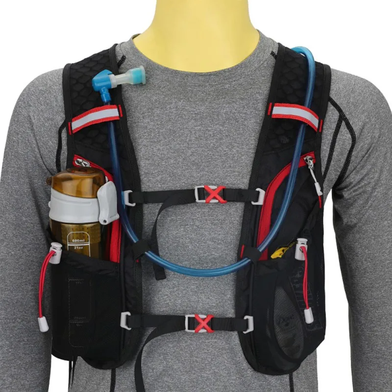 

New Unisex Running Backpack With Hydrator Jogging Sport Backpack Trail Hiking Marathon Bag No Water Bag