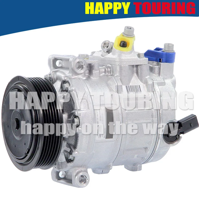 1CAR AC Aircon Compressor for Volkswagen Crafter 2006- For AUDI A6 Allroad 2.7 3.0 C6 4F 2006-2011 447260-2090 248300-2850