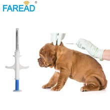 X40pcs 1,4* мм 8 мм 134,2 кГц стеклянная трубка впрыснутая курица рыба ферма Implantable шприц с микрочипом для идентификации животных