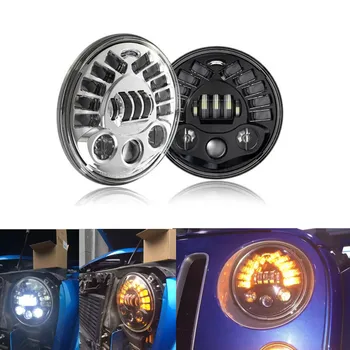 

2 X Wrangler Lada 4x4 urban Niva 7 Inch Led Projector Headlights With DRL Turn Signal For JK TJ Landrover Offroad Defender