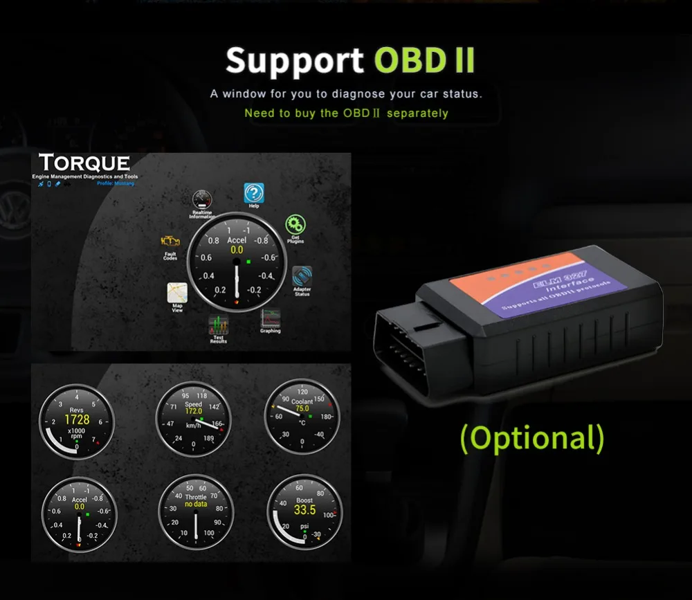 Discount Bosion Car Multimedia 2din Video Player Navigation GPS Android For ford focus 2 3 Mk2/Mk3 head unit Rear View Camera 13