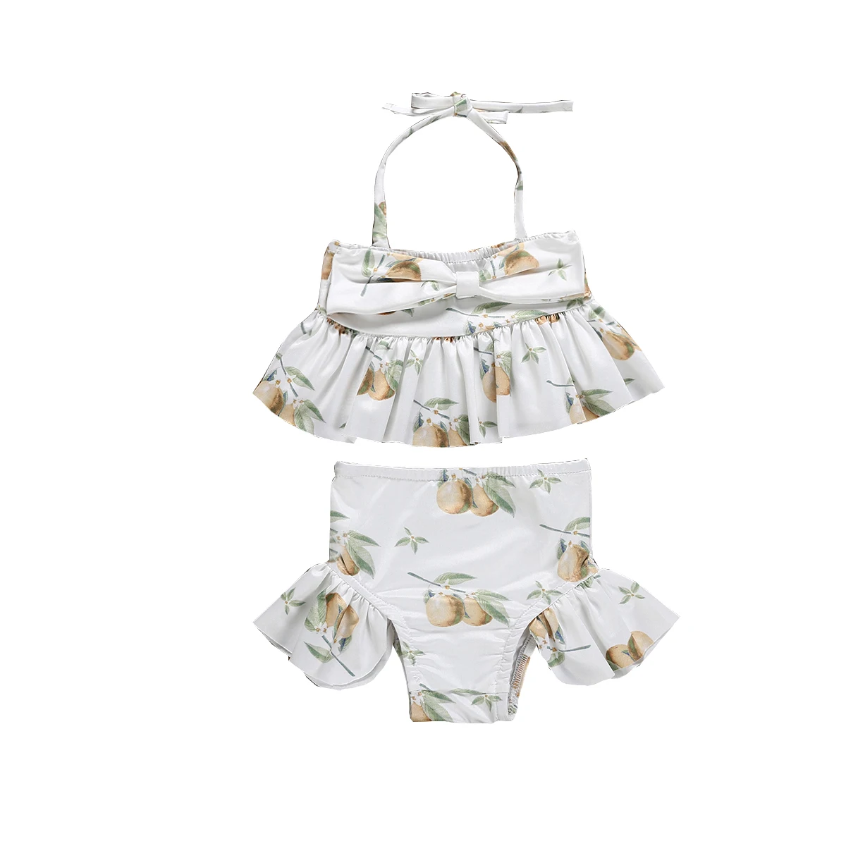 

Two Piece Set Kids Swimwear Bikini Boutique Kids Clothing Bowknot Baby Girl Kids Strap Bathing Swimwear Bikini Set Swimsuit