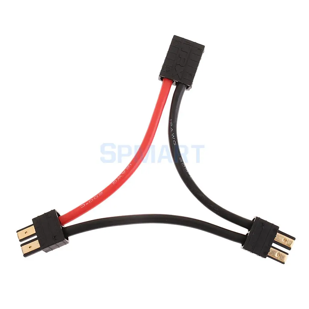 RC Accessory Lipo Battery Adapter/ESC Connect Cable Line Wire 13cm for Traxxas   Series Truck