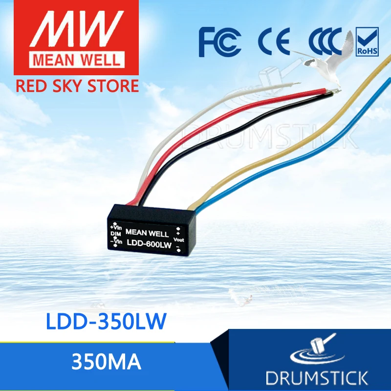 Бренд MEAN WELL представляет LDD 350LW 2 ~ 32VDC 350mA meanwell 350 DC светодиодный драйвер провода