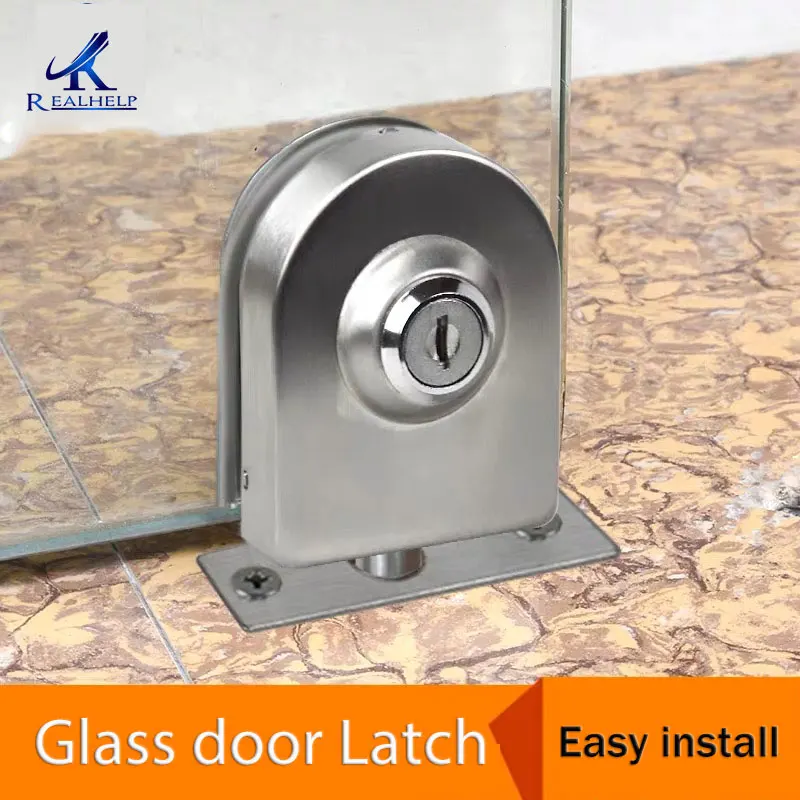 Stainless Steel Glass Door Latch Shower Door Latch For Frameless Door