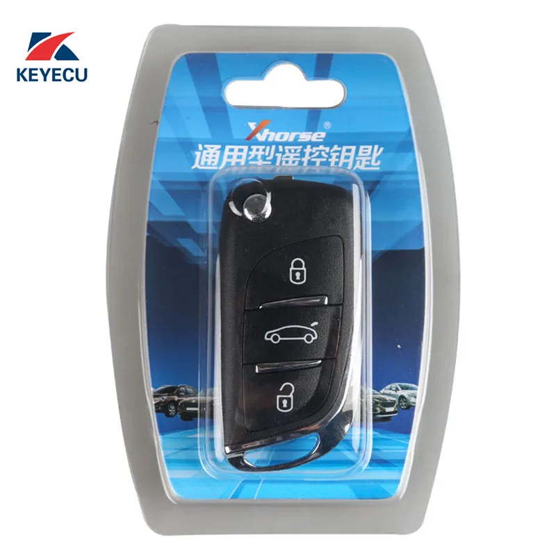 

XHORSE Wireless (English Version) Universal Remote Key Fob 3 Button for VVDI Key Tool ,XN002 Series