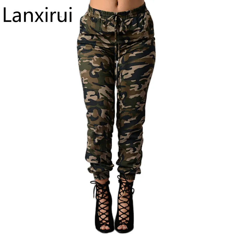 

2018 New Style Autumn Fashion Women Camouflage Jeans Full Length Pencil Pants Zipper Skinny Causal Style Female Loose Jeans