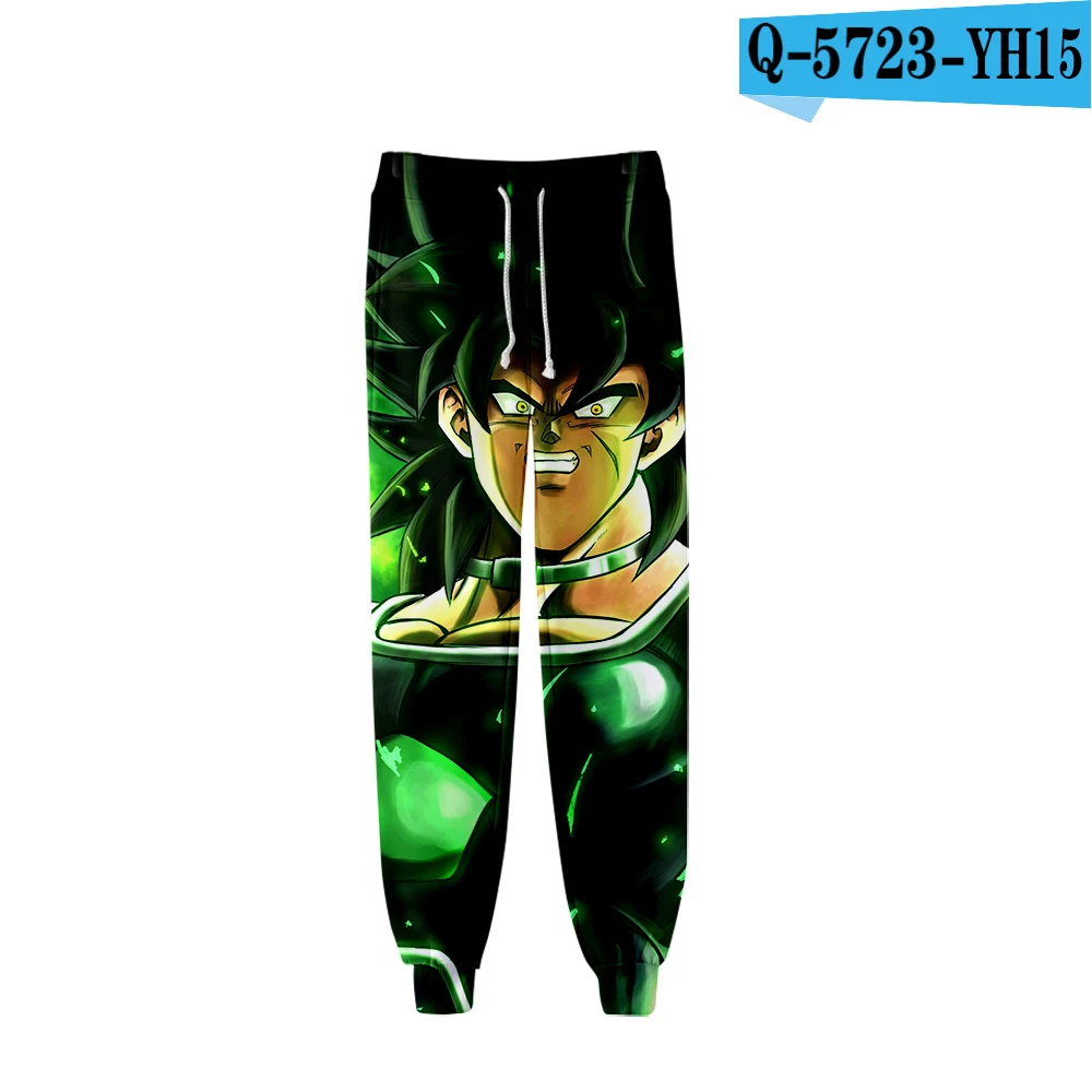 Модные японские аниме Dragon Ball 3D спортивные лучевые брюки супер Broly серии повседневные Хип-хоп брюки для мужчин и женщин - Цвет: YH15
