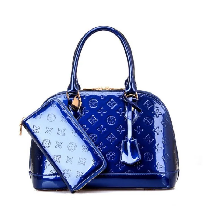 

New Arrival Two Embossing Shell Women Composite Bags Quaity Women Handbags Female Vintage Bags Women Shoulder Bags Casual Totes