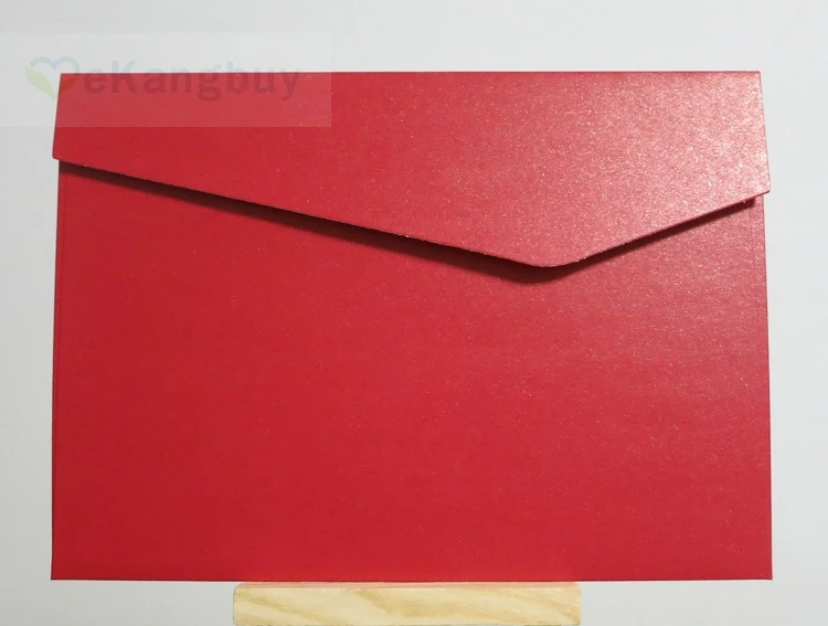 25 шт. 175x125 мм (6,8 "х 4,8") косой жемчуг цветной бумажный конверт толщиной свадьбы Бизнес конверт для приглашения Подарочный конверт