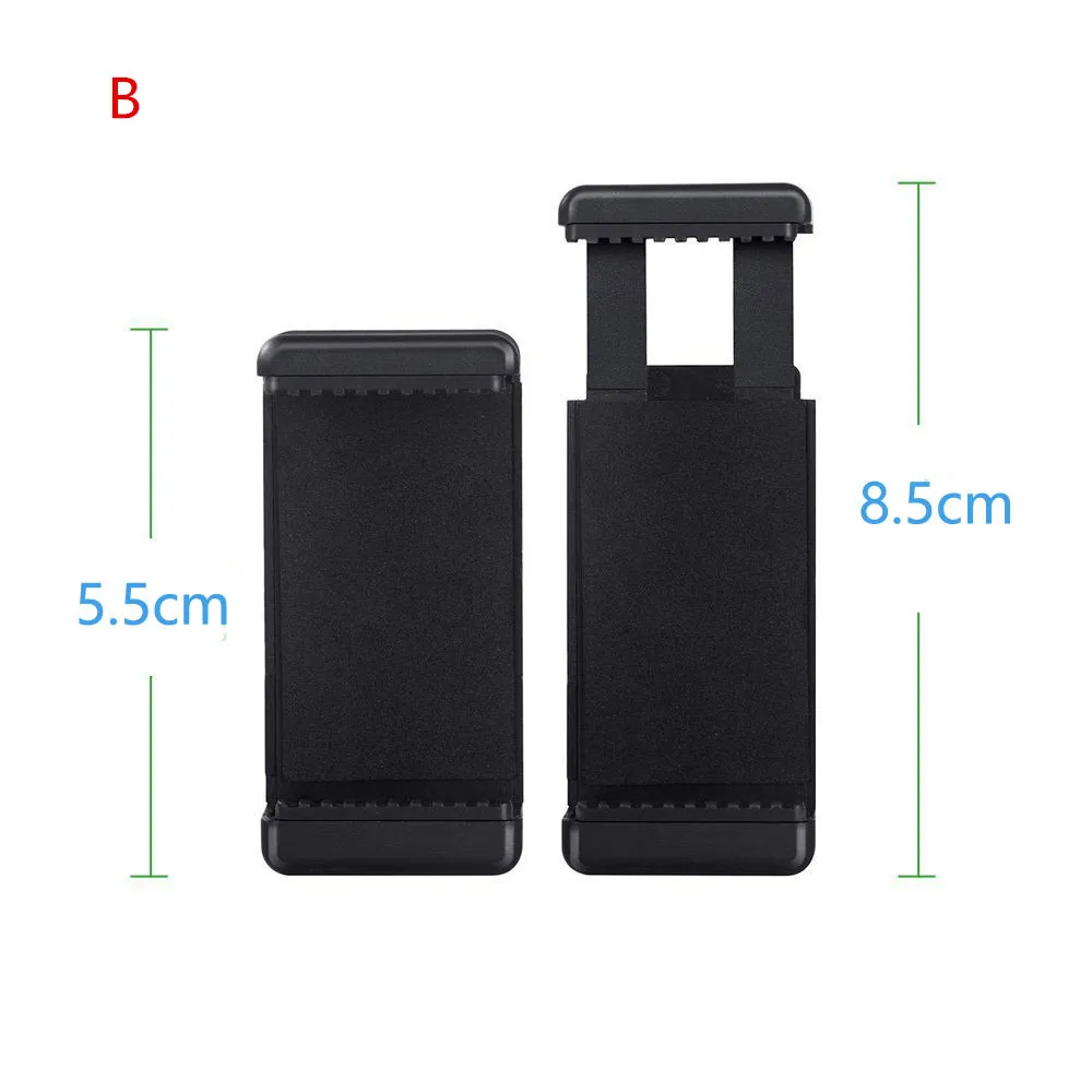 Universal Mobile Phone Clip Holder Mount Bracket Adapter for Smartphone Camera Cell Phone Tripod Stand Mount Adapter Monopod (8)