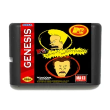 Beavis и Butthead 16 бит MD игровая карта для sega Mega Drive для Genesis