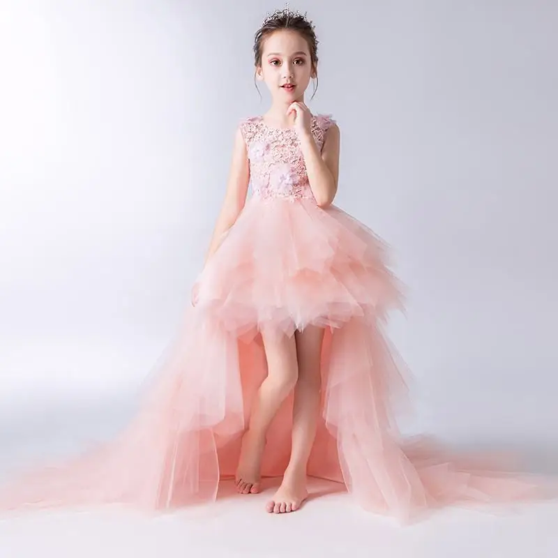 2019 Kids Girl Beads Mesh Trailing Vestido Teen Girl Lace Appliques Wedding Party Dress Children First Communion Prom Gown Q728
2019 Kids Girl Beads Mesh Trailing Vestido Teen Girl Lace Appliques Wedding Party Dress Children First Communion Prom Gown Q728