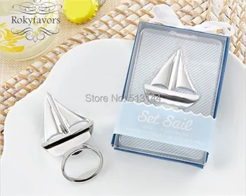

FREE SHIPPING 50PCS Sail Boat Bottle Opener Bridal Shower Party Favors Ideas Souvenirs Engagement Party Gifts
