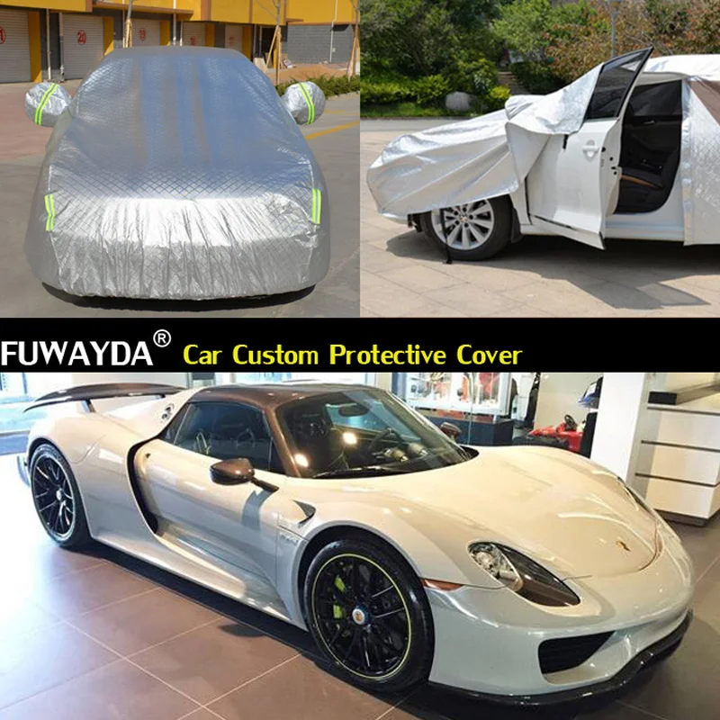 

Бесплатная доставка! Автомобильный чехол с защитой от УФ-излучения, снега, дождя, царапин, автоматические автомобильные чехлы для Porsche 918