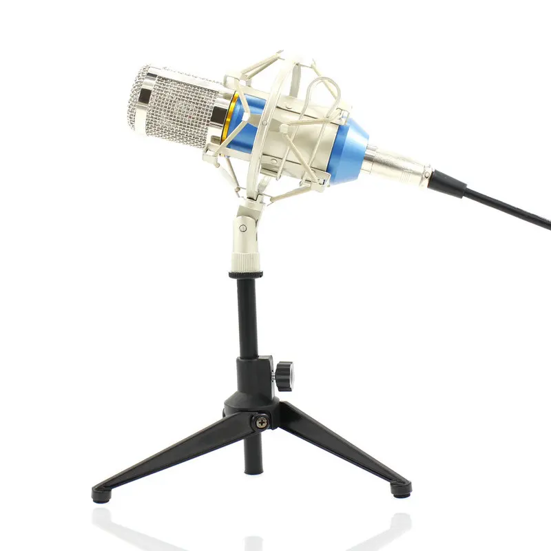 

Professional BM-800 bm800 Condenser Sound Recording Microphone with Metal Tripod for Radio Braodcasting Singing