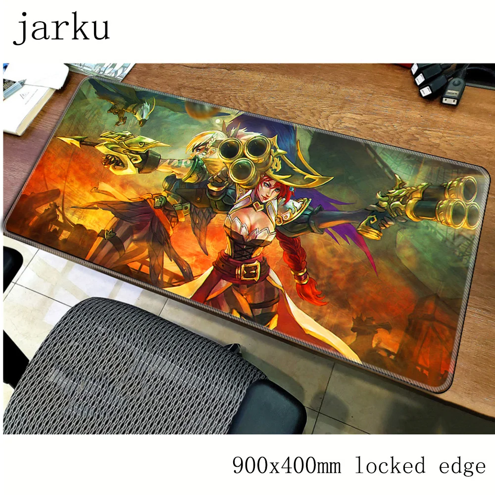 Miss fortune коврик для мыши геймер 900x400 мм notbook коврик для мыши гелевый большой игровой коврик для мыши сексуальный коврик для мыши PC стол padmouse аксессуары