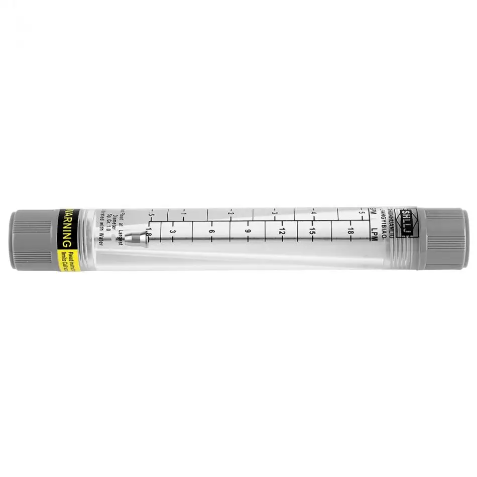 Тип трубки расходомер для газа жидкой воды расходомер счетчик скорости потока в трубопроводе 0,5-5 GPM/1,8-18 LPM расходомер воды