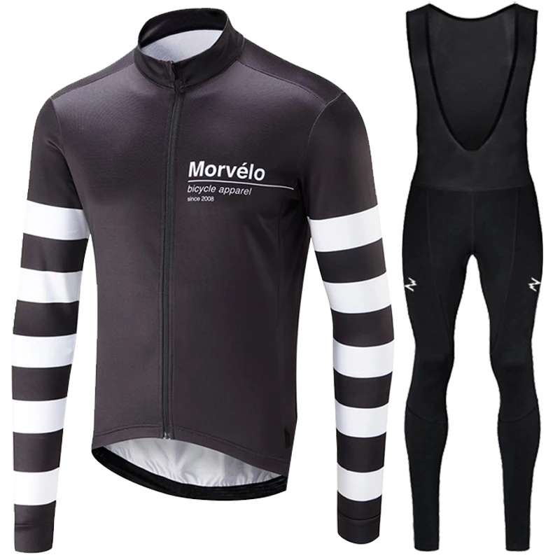 Conjunto de manga larga de lana térmica de invierno de Runchita 2018 conjunto de bicicleta de maillot de bicicleta de invierno Ropa de ciclismo Ropa de invierno