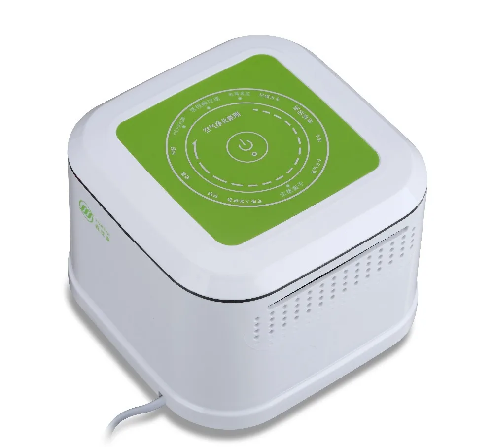 Portable household air cleaning machine,purify and disinfect air by