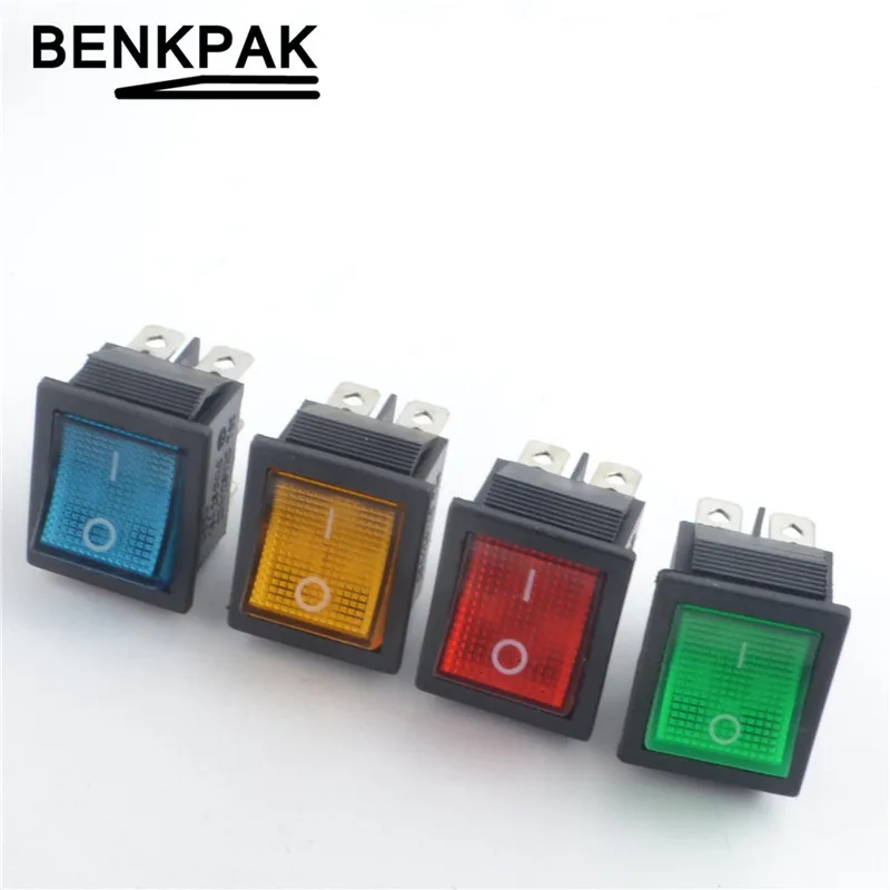 2 шт. 4 контактный 6 клавишный переключатель 220 В|on-off switch|on-off rocker switch |