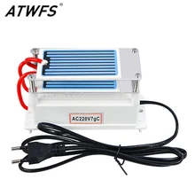 ATWFS озонатор 7 г генератор озона генератор 220 В ЕС вилка озоновая пластина стерилизатор очиститель воздуха Озон керамические пластины очиститель воздуха