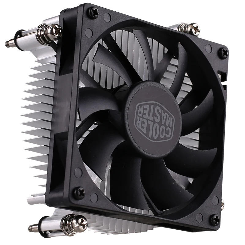 Mini Cooler Master H115 H116 Refrigerador Cpu para Máquina All-in-one e Ventilador Silencioso Intel Lga 1155 1156 1150 1151 80 mm Ventiladores e resfriadores - Imagem 2