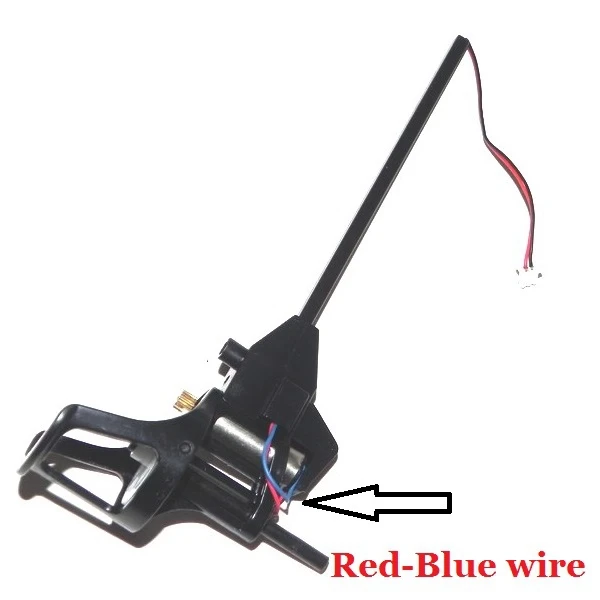 

Wholesale WL V222 V959 V969 V979 V989 V999 RC Quadricopter Spare Parts Carbon tube motor set (black red wire ) Free Shipping