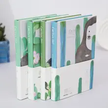 Новое поступление с рисунком кактуса для девочек в твердом переплете блокнот 32 K школьный дневник повестки дня A5 Блокнот записная книжка планировщик libretas y cuadernos