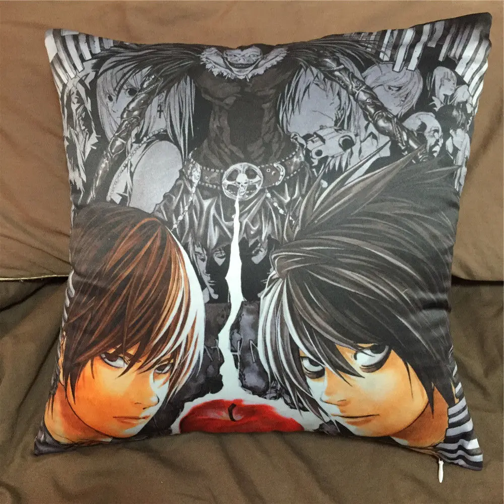 Death Note Аниме Манга Двусторонняя Подушка Чехол s обнимая для подушки Otaku косплей