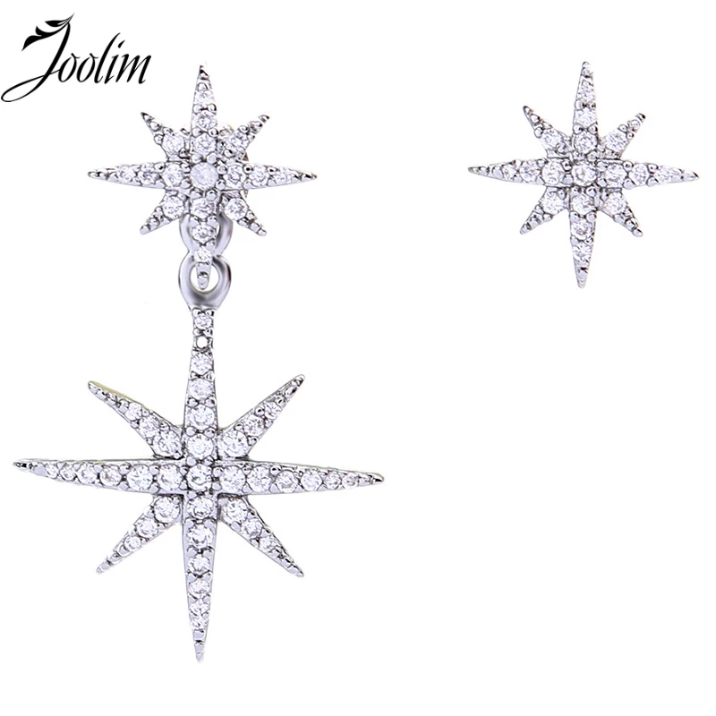 

Joolim Cubic Zirconia Drop Earring Mismatching Earring Asymmetric Earring